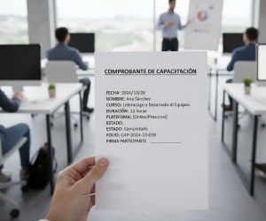 Comprobante de Capacitación