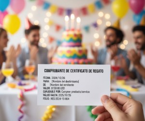Comprobante de Regalos
