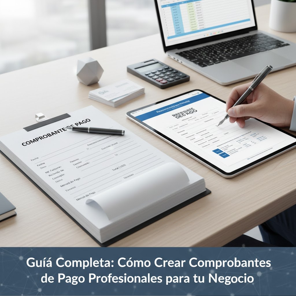 Guía Completa: Cómo Crear Comprobantes de Pago Profesionales para tu Negocio